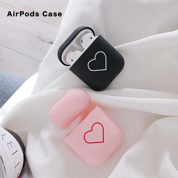 ☆AirPodsケース カバー Airpods ハート かわいい シンプル Airpods用